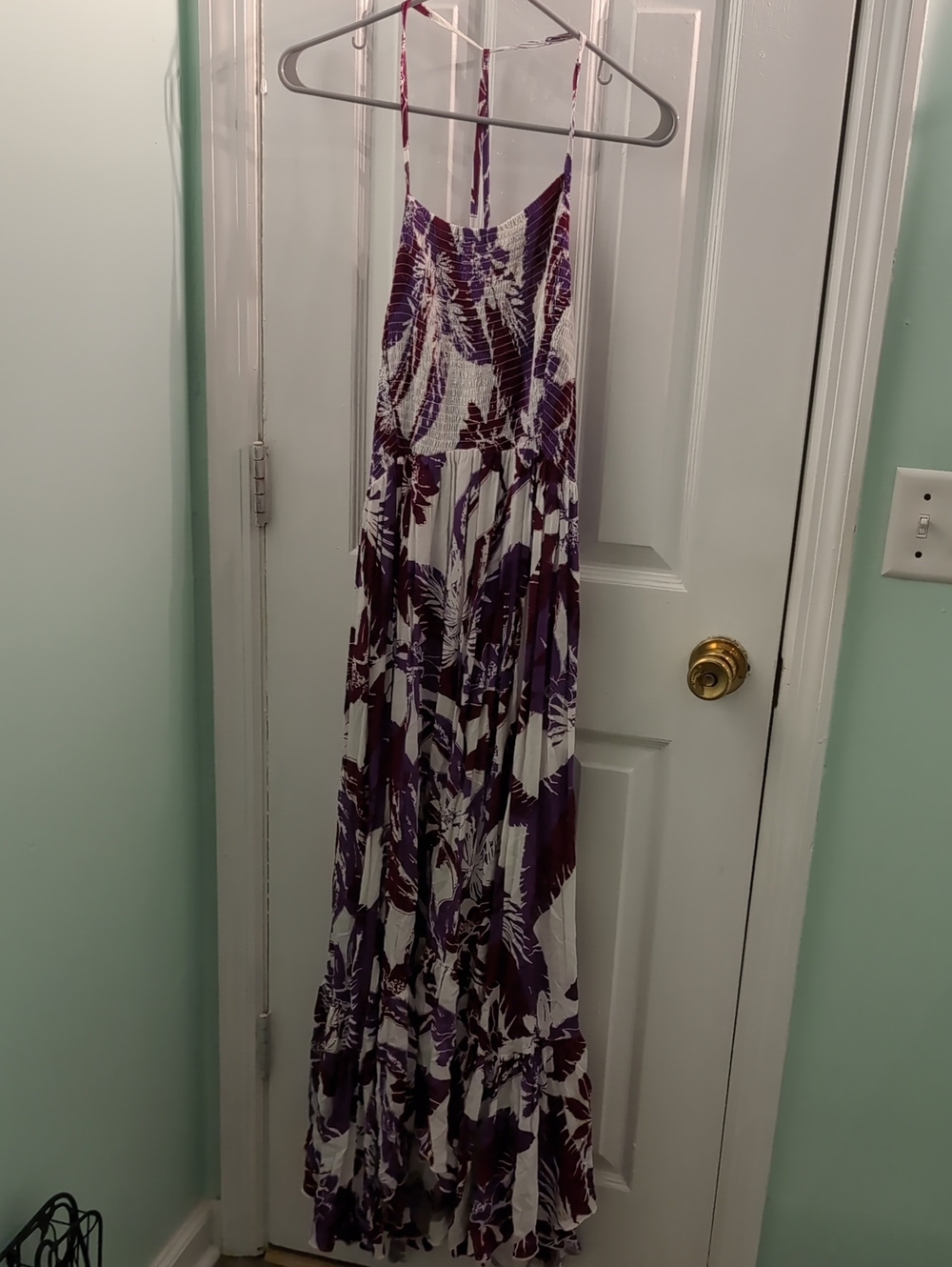 Free People Intimately Heat Wave Purple Maxi Dress large